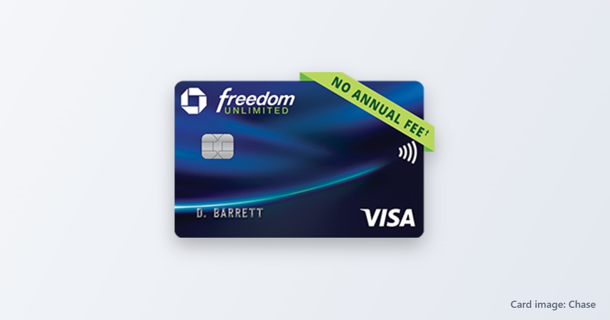 Chase Freedom Unlimited card