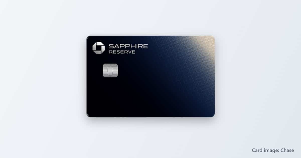 Chase Sapphire Reserve card